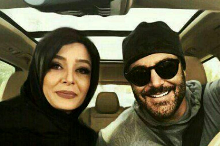عکس واقعی لو رفته از ساره بیات و رضا گلزار! ساره بیات و رضا گلزار!