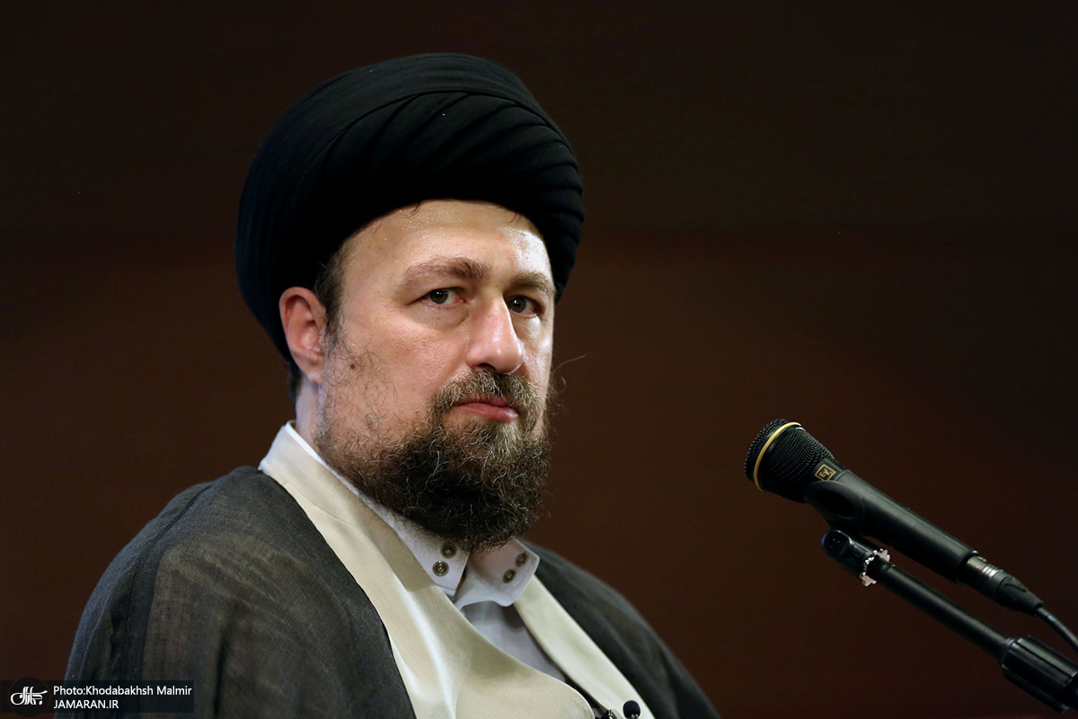 سید حسن خمینی: امام راه حل هیچ مشکلی را از لوله تفنگ نمی دانست/ فریاد &laquo;نه شرقی نه غربی&raquo; یعنی ما از منظر خدا عدالت خواه هستیم