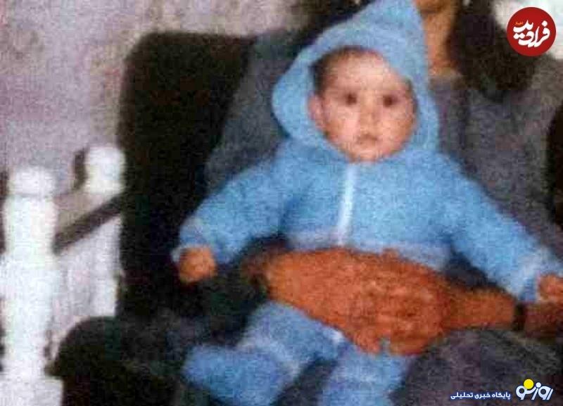 عکس/ چهره بانمک الناز حبیبی در یک سالگی با لباس بابا نوئلی آبی عکس/ چهره بانمک الناز حبیبی در یک سالگی با لباس بابا نوئلی آبی