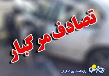 عبور از عرض بزرگراه جان عابرپیاده را گرفت/ عکس عبور از عرض بزرگراه جان عابرپیاده را گرفت/ عکس