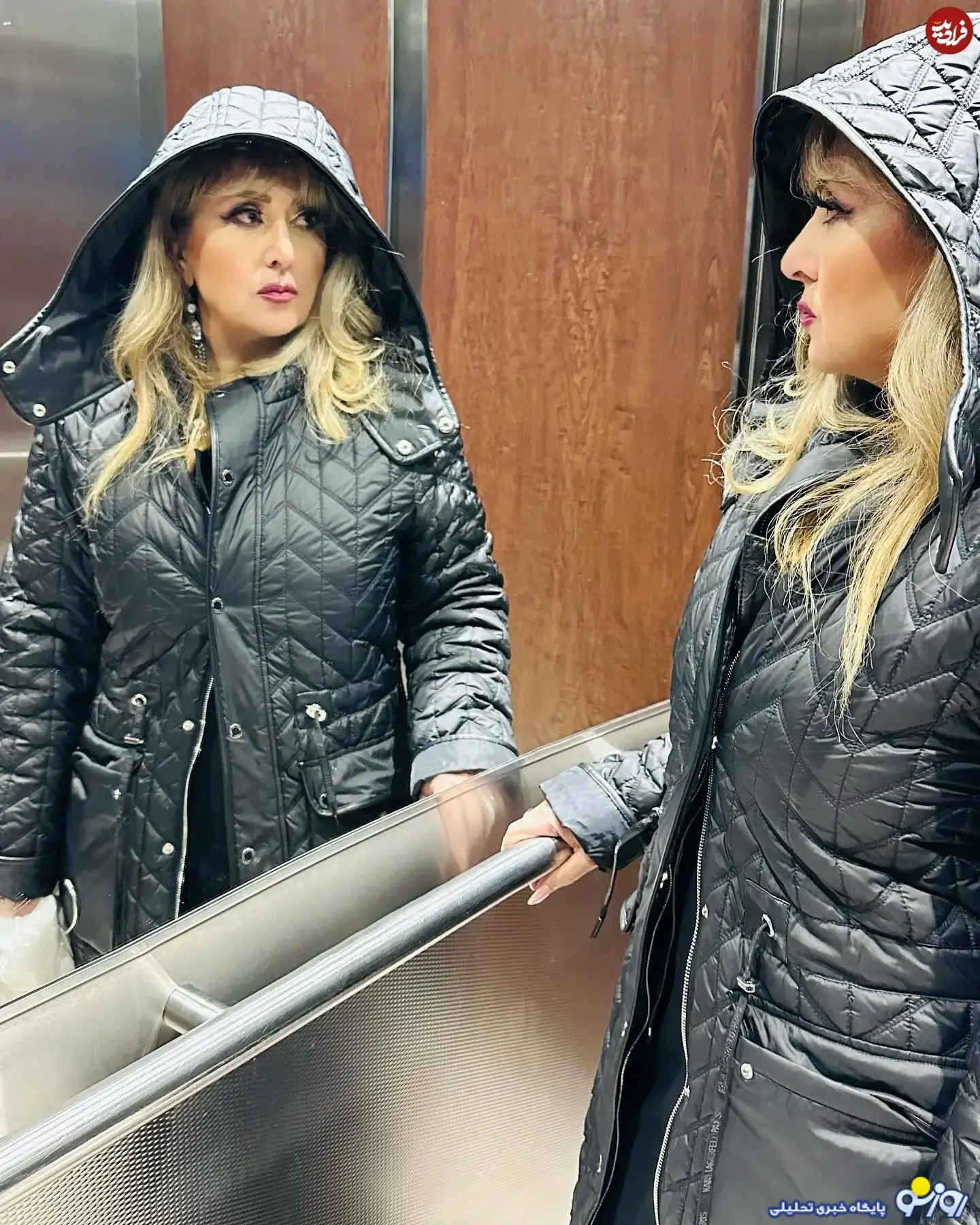 خواننده خانوم ۶۵ ساله ایرانی در برف کانادا خواننده خانوم ۶۵ ساله ایرانی در برف کانادا