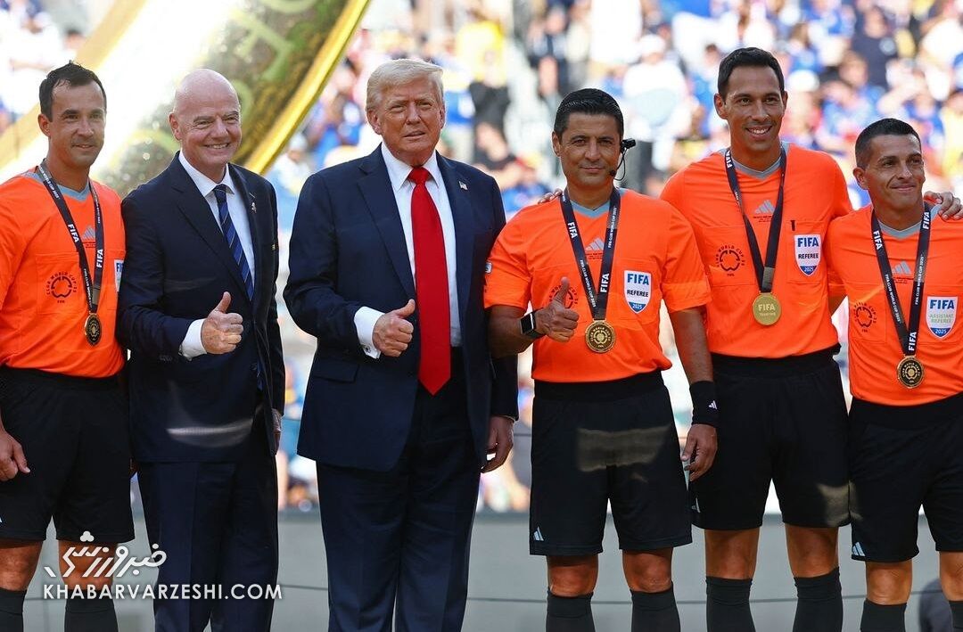 فغانی در کنار ترامپ