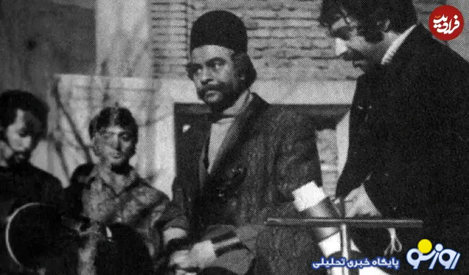 عکسی از بهروز وثوقی و مسعود کیمیایی در پشت صحنه فیلم داش آکل