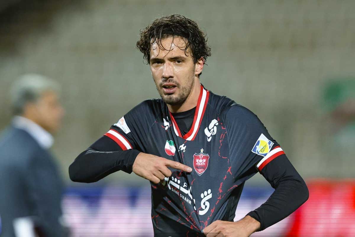 گلزنی مارکو باکیچ در دیدار پرسپولیس مقابل تراکتور